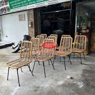 Ghế mây nhựa cafe ngoài trời cao cấp giá rẻ