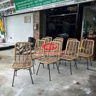 Ghế mây nhựa cafe ngoài trời cao cấp giá rẻ