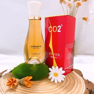 Nước Hoa CO2 Fire & Ice Collogne Spray 65ml  hương gỗ & hoa quả, lưu hương 06 - 08 tiếng