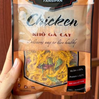 Khô Gà Lá Chanh Gói Bé 50Gram có đĩa nhựa cho quán cà phê