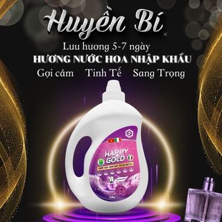 Nước Giặt Sinh Học HAPPY GOLD [ AN TOÀN CHO DA NHẠY CẢM ] HƯƠNG HUYỀN BÍ [THÂN THIỆN VỚI MÔI TRƯỜNG]