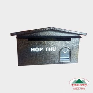 Hộp Thư Xinh Thái Sơn - kiểu dáng ngôi nhà với Chất Liệu Sắt Sơn Tĩnh Điện - GIẤY BÁO ĐIỆN NƯỚC, GÓP Ý