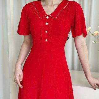 Đầm dự tiệc sang trọng bigsize cao cấp thiết kế dáng xòe đẹp, chất liệu voan cao cấp HN22