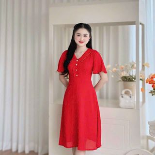 Đầm dự tiệc sang trọng bigsize cao cấp thiết kế dáng xòe đẹp, chất liệu voan cao cấp HN22