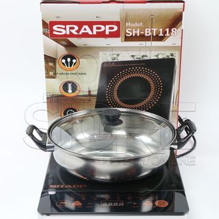 Bếp từ SRAPP SH-BT118 - Công Suất 2000W, Bảo Hành 12 Tháng