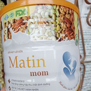 Sữa Hạt Lợi Sữa Matin Mom 650g sữa nhiều thơm mát giá sỉ