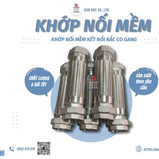 Khớp Nối Chống Rung Inox Mặt Bích| Khớp nối giảm rung inox 304| khớp chống rung kim loại giá sỉ