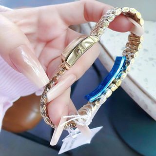 ĐỒNG HỒ NỮ CAO CẤP C.K MẶT VUÔNG MINI DÂY THÉP