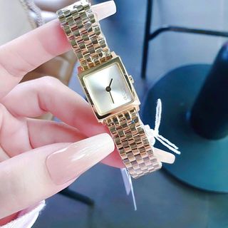 ĐỒNG HỒ NỮ CAO CẤP C.K MẶT VUÔNG MINI DÂY THÉP