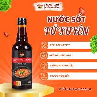 Nước Sốt Tứ Xuyên (Thương Hiệu Chay Ngon Hùng Phát ) Dùng Làm Mỳ Cay, Xào Và Kho, Nấu Lẩu (500Ml) giá sỉ