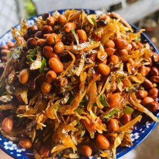500g Cá Cơm Rim Đậu Phộng, cá cơm rim lạc nhà làm, món ăn dân dã, thơm ngon khó cưỡng , CTB813 - BECHIP