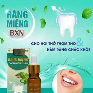 Răng Miệng Bách Niên Xuân Hộp 10ml ngừa viên lợi, nhiệt miệng, hơi thở thơm mát
