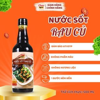 Nước Sốt Rau Củ (Thương Hiệu Chay Ngon Hùng Phát ) Dùng Trong Các Món Xào Hoặc Salad (500Ml) giá sỉ