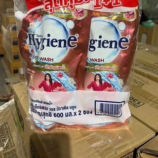 Nước Giặt Hygien Hương Nước Hoa 600ml Đủ Mùi (Thùng 12 Túi x 600ml)