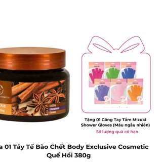 Tẩy Tế Bào Chết Exclusive Cosmetic Tẩy Da Chết Body Giảm Viêm Lỗ Chân Lông Quế Hồi Coffee 380g giá sỉ