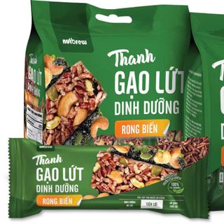 Thanh Gạo Lứt Dinh Dưỡng Rong Biển Mailey Date Mới (Thùng 12 Gói x 160gram) giá sỉ