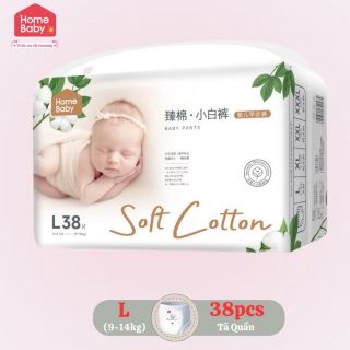 Tã HomeBaby nội địa Trung size L38 quần 100%cotton 9-14kg giá sỉ