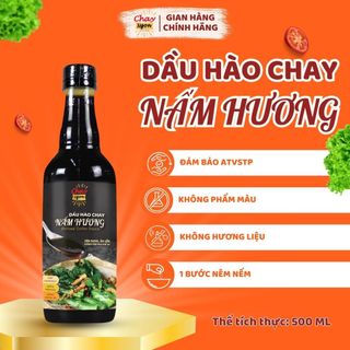 Dầu Hào Chay Nấm Hương (Thương hiệu Chay Ngon Hùng Phát ) Dùng để xào, kho, làm nước sốt (500ml) giá sỉ