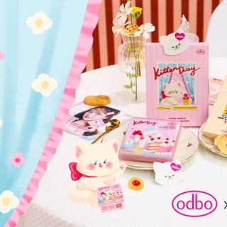 Bảng Mắt ODBO 9 Ô OD2024 Sweet Munch Eyeshadow Palette Puppy Day_Kitten Day