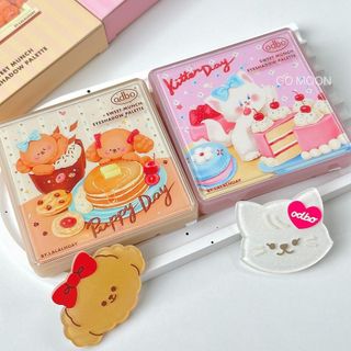 Bảng Mắt ODBO 9 Ô OD2024 Sweet Munch Eyeshadow Palette Puppy Day_Kitten Day