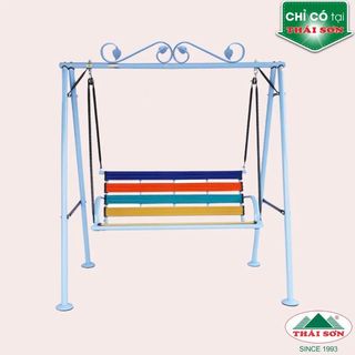 Xích Đu LẮP RÁP Thái Sơn - Chất Liệu Sắt Sơn Tĩnh Điện, vận chuyển dễ dàng