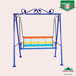 Xích Đu LẮP RÁP Thái Sơn - Chất Liệu Sắt Sơn Tĩnh Điện, vận chuyển dễ dàng