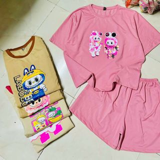 BỘ ĐÙI COTTON LABUBU giá sỉ