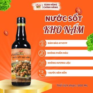 Nước Sốt Kho Nấm (Thương Hiệu Chay Ngon Hùng Phát ) Dùng Để Chấm Trực Tiếp, Kho Các Món Chay (500Ml) giá sỉ