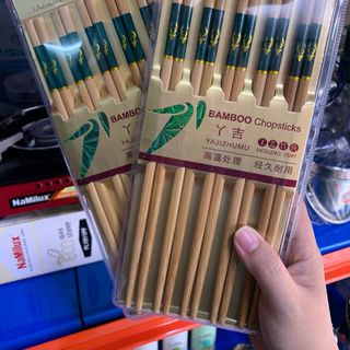 Bộ 10 đôi đũa tre BAMBOO giá sỉ