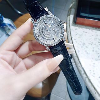 ĐỒNG HỒ NAM NỮ SIÊU CẤP VACHEROON DÂY DA MẶT PHỦ KÍN ĐÁ XOÀN 8