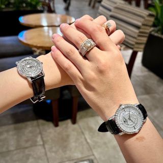 ĐỒNG HỒ NAM NỮ SIÊU CẤP VACHEROON DÂY DA MẶT PHỦ KÍN ĐÁ XOÀN 8