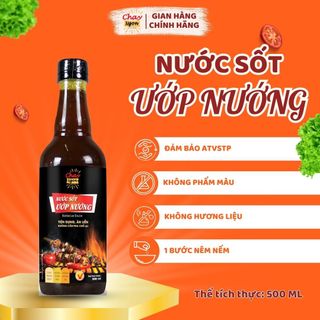 Nước Sốt Ướp Nướng (Thương Hiệu Chay Ngon Hùng Phát ) Dùng Để Ướp Thực Phẩm Trước Khi Nướng (500Ml) giá sỉ