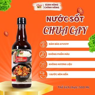 Nước Sốt Chua Cay (Thương Hiệu Chay Ngon Hùng Phát ) Thích Hợp Cho Món Xào (500Ml) giá sỉ