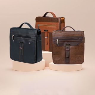 Túi đeo chéo đa dụng để ipad, bóp ví vật tư cá nhân có 3 size to, vừa và nhỏ.