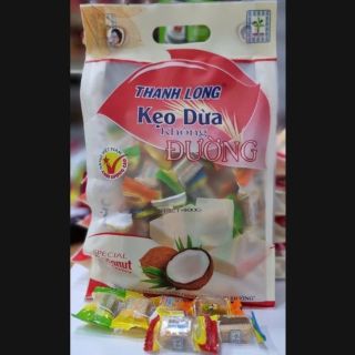 KẸO DỪA KHÔNG ĐƯỜNG THANH LONG 400G ĐẶC SẢN BẾN TRE giá sỉ