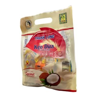 KẸO DỪA KHÔNG ĐƯỜNG THANH LONG 400G ĐẶC SẢN BẾN TRE