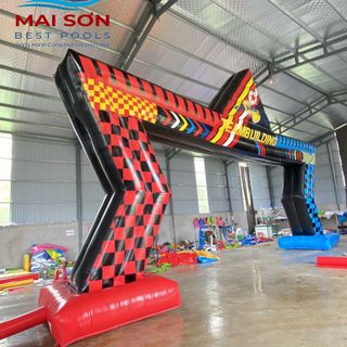 Cổng hơi ngôi sao – Cổng hơi sự kiện kích thước 12 x 6m