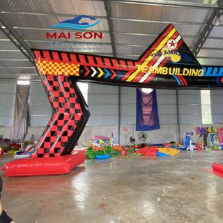 Cổng hơi ngôi sao – Cổng hơi sự kiện kích thước 12 x 6m