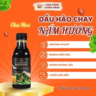 Dầu Hào Chay Nấm Hương (Thương hiệu Chay Ngon Hùng Phát ) Dùng để xào, kho, làm nước sốt (500ml)