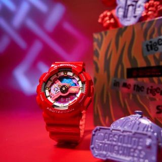 ĐỒNG HỒ NAM NỮ CAO CẤP CASYO GSKOCK TIGER ĐỎ FULLBOX 2