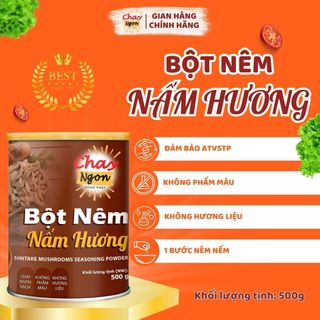 Bột Nêm Nấm Hương (Thương Hiệu Chay Ngon Hùng Phát ) Giúp Tăng Gia Vị Món Ăn, Đậm Đà Háp Dẫn 500G giá sỉ