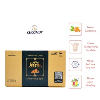 Tinh Chất Nghệ Nano Curcumin Nghệ Đông Trùng CUCOMIN Hàn Quốc Loại 30 Tuýp × 2g giá sỉ