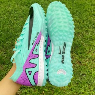 Giày Bóng Đá Sân Cỏ Nhân Tạo Mercurial Vapor 15 Elite Xanh Tím ( Khâu Đế Liên Hệ Shop Trước )