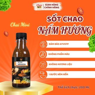 Sốt Chao Nấm Hương (Thương Hiệu Chay Ngon Hùng Phát ) Dùng Chấm Trực Tiếp (500Ml)