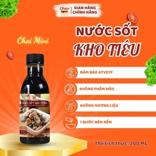 Nước Sốt Kho Tiêu (Thương Hiệu Chay Ngon Hùng Phát ) Thích Hợp Cho Các Món Kho Và Xào (500Ml)