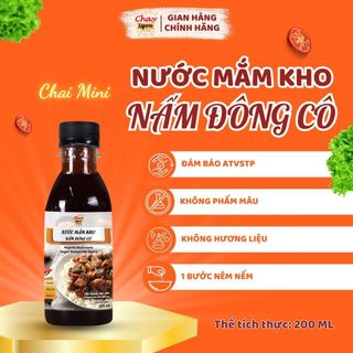 Nước Mắm Kho Nấm Đông Cô (Thương Hiệu Chay Ngon Hùng Phát ) Thích Hợp Cho Các Món Kho (500Ml)