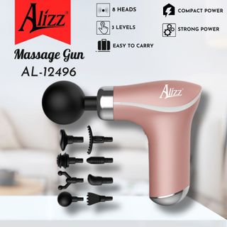 MÁY MASSAGE GUN 8 ĐẦU 6 CHẾ ĐỘ ALIZZ AL- 12496 giá sỉ