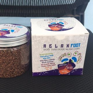 Muối Ngâm Chân Thảo Dược Relax Foot Thái Hưng - 400gr hỗ trợ ngủ ngon, giảm nhức mỏi, hết hôi chân
