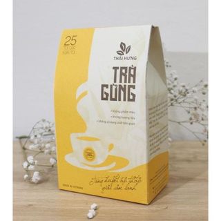 Trà Gừng THÁI HƯNG (Hộp 25 túi lọc x 5g) hỗ trợ tiêu hoá, giúp làm ấm cơ thể