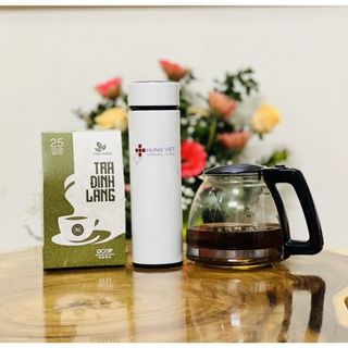 Trà Đinh lăng Thái Hưng (25 túi lọc x 5g) An thần, giảm stress, giúp ngủ ngon